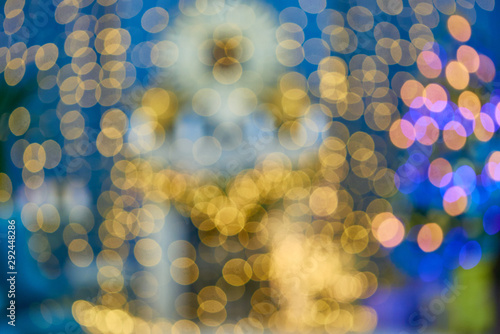 New Year background with clock.