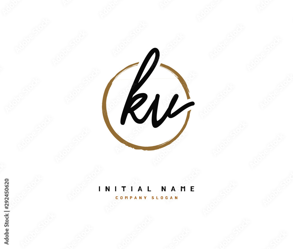 K V KV Beauty vector initial logo, handwriting logo of initial signature, wedding, fashion, jewerly, boutique, floral and botanical with creative template for any company or business. K V KV Beauty vector initial logo, handwriting logo of initial signature, wedding, fashion, jewerly, boutique, floral and botanical with creative template for any company or business.