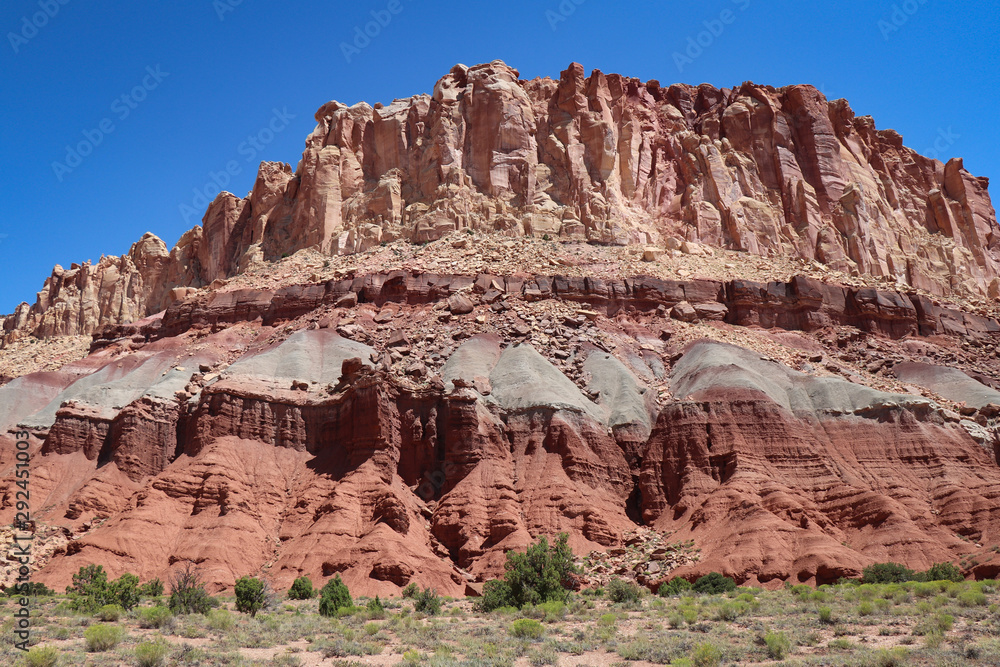 Capitol Reef Rock Cliffs Capitol Reef Rock Cliffs