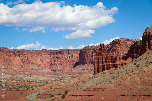 Clouds over Capitol Reef National Park