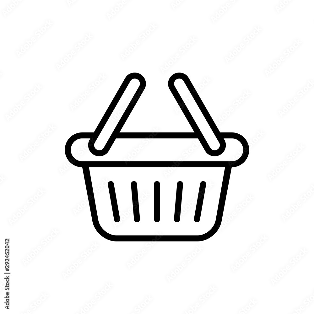 shopping basket icon shopping basket icon