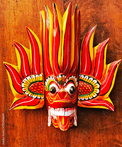 Devil Fire Mask head Art Sculpture