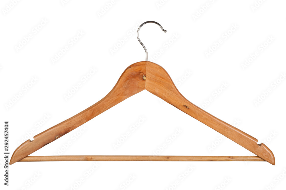 Clothes hanger on white background Clothes hanger on white background