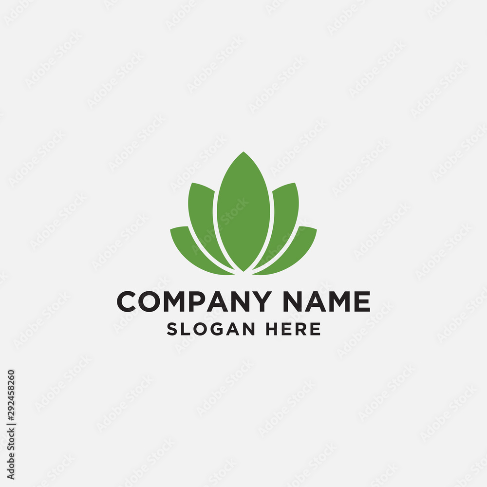 marijuana logo icon template - vector