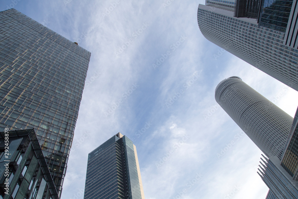 Obraz premium 名古屋・名駅地区の風景