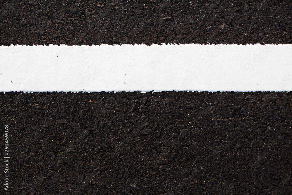 Fototapeta premium White line on the road