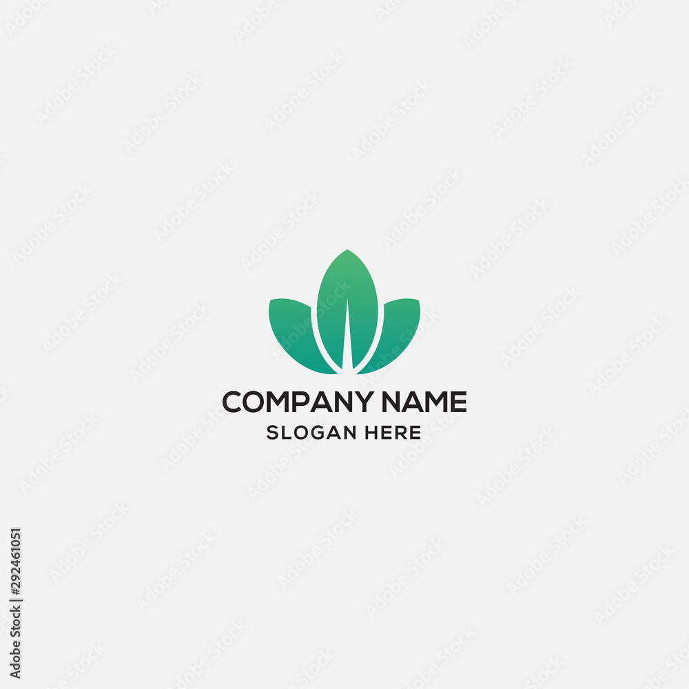 leaf logo design template - vector leaf logo design template - vector