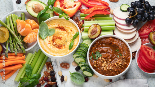 Wallpaper Mural Healthy vegan snacks and dips Torontodigital.ca