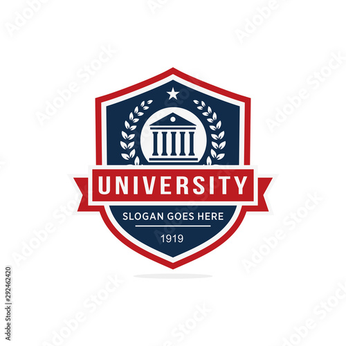 University, college logo vector