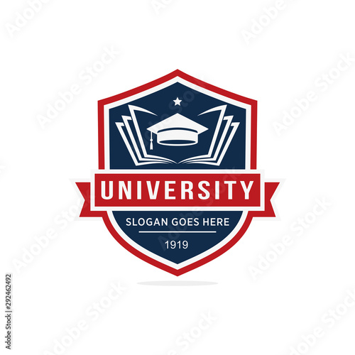 University, college logo vector