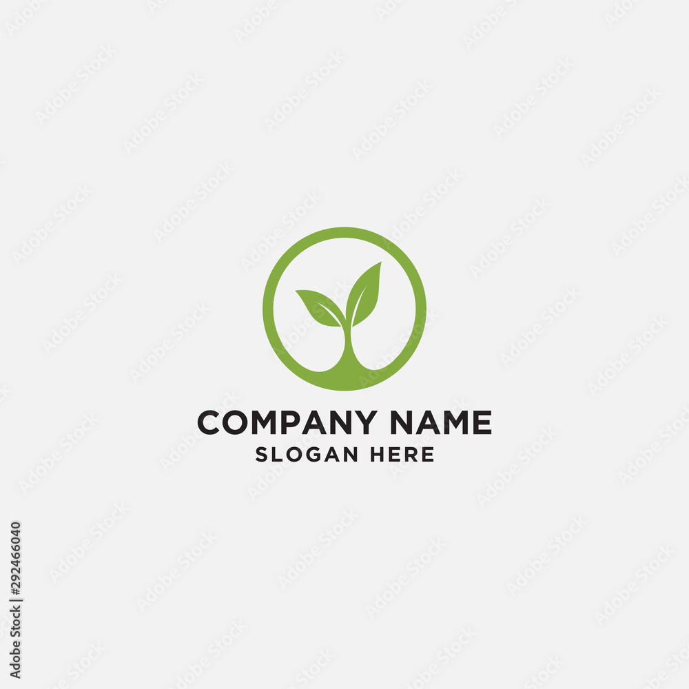 tree logo icon template - vector tree logo icon template - vector