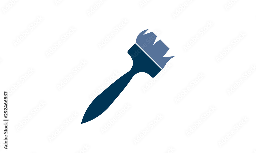 Paint brush icon for detailed painting work