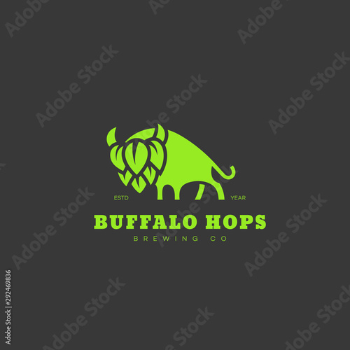Buffalo hops logo