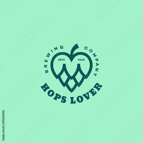 Hops lover logo