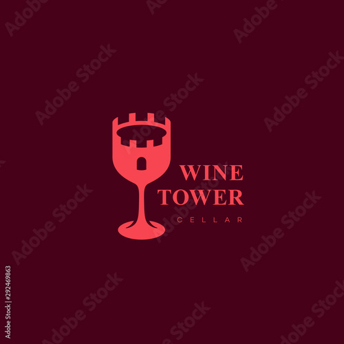 Wine tower logo
