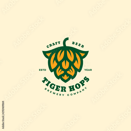 Tiger hops logo