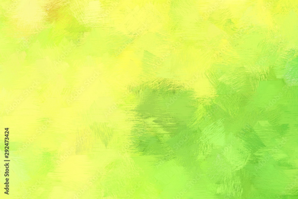 Fototapeta premium rough brush painted illustration with khaki, yellow green and moderate green color. artwork can be used as texture, graphic element or wallpaper background