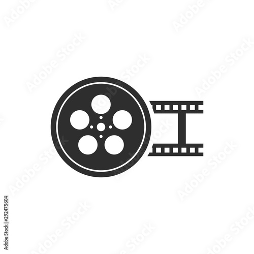 Cinema icon. Flat style. Isolated on white background. 