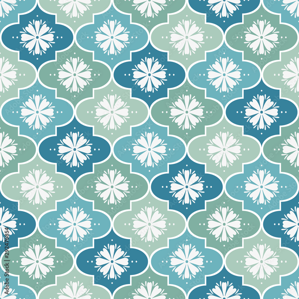 Ornament flower ogee pattern Ornament flower ogee pattern