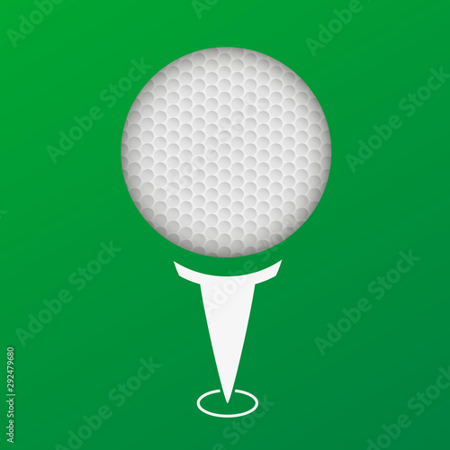 A vector illustration of a golf flyer. Perfect for golf tournaments and events. EPS 10. File is layered for easy updating of your text.