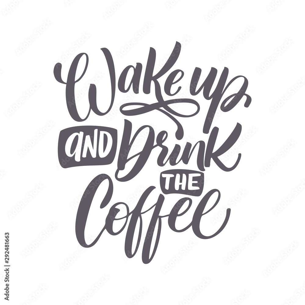Vector illustration with hand-drawn lettering. Vector illustration with hand-drawn lettering.