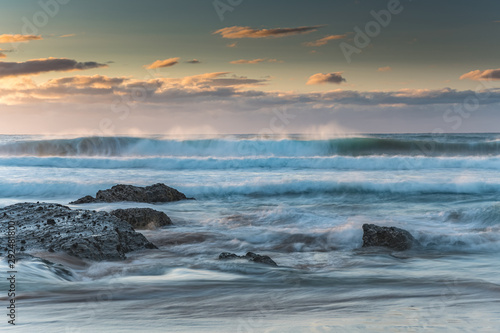 Turbulent Seas at Malua Bay - Sunrise Seascape