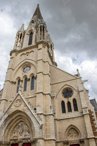 Saint-Philbert-de-Grand-Lieu. Eglise paroissiale. Loire-Atlantique. Pays de Loire © guitou60