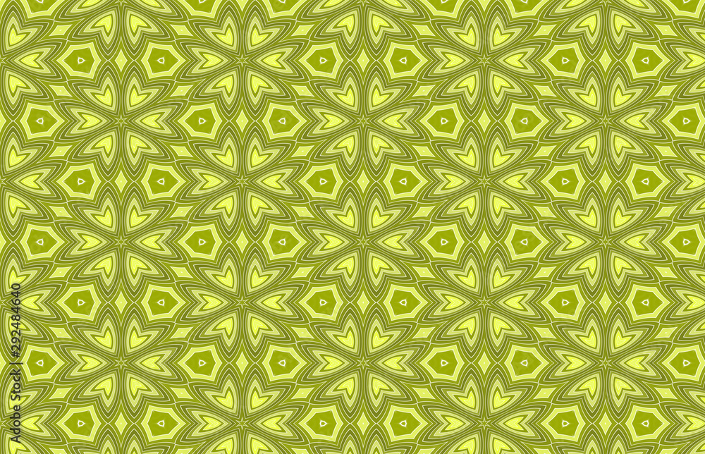 colored decortative geometric art pattern