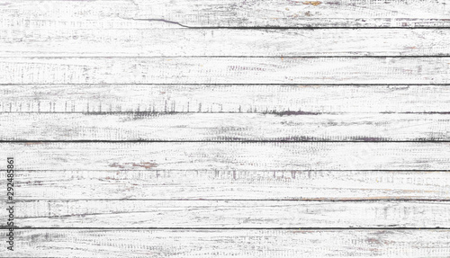White wood texture background coming from natural tree. Old wooden panels that are empty and beautiful patterns.