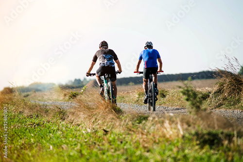 mountain bike in the country lanes © Image'in