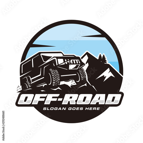 Off road logo vector
