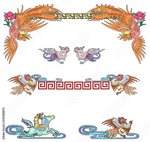 中華風の背景図