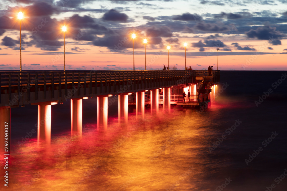 Fototapeta premium Promenade in Zelenogradsk