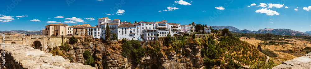 Obraz premium Panorama der Altstadt von Ronda