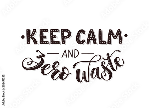 zero waste vector poster