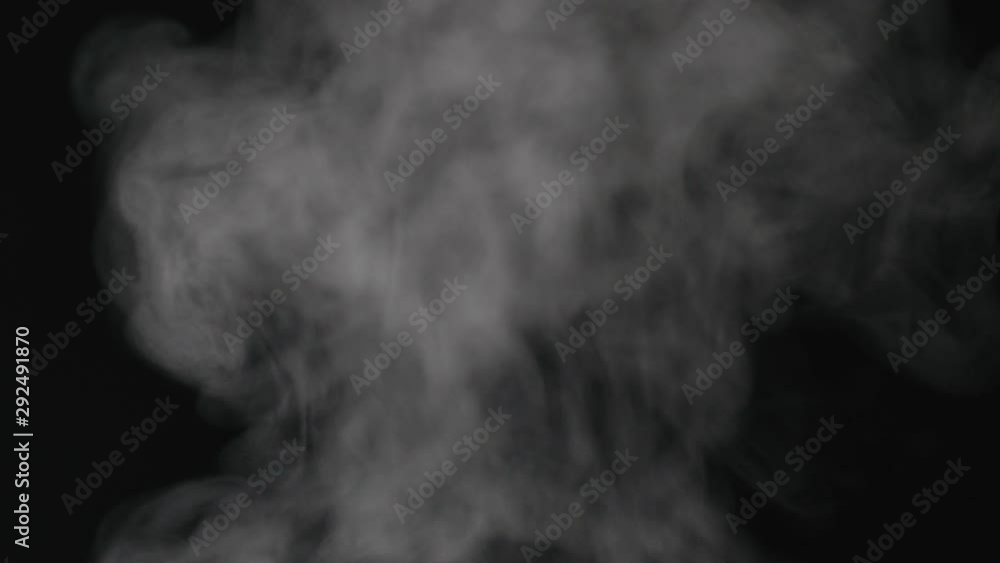 Slow motion water mist cloud over black background Slow motion water mist cloud over black background