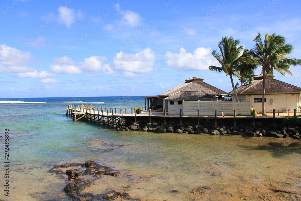 Beautiful resort overlooking Vaiala Beach at Siumu Village, Samoa