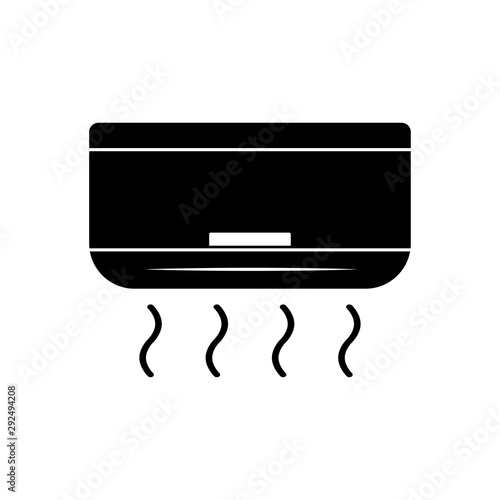 ac icon trendy flat design