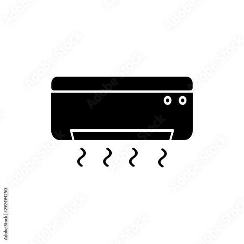 ac icon trendy flat design