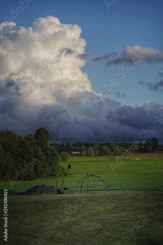 inipi ritual swetlog tent shaman photo