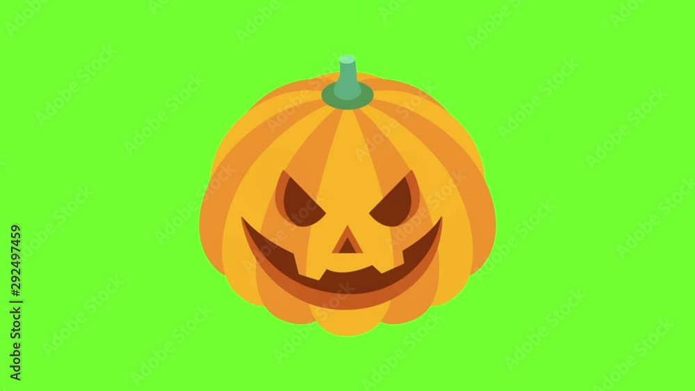 Halloween animation. Three different pumpkins appear. 4K resolution Halloween animation. Three different pumpkins appear. 4K resolution