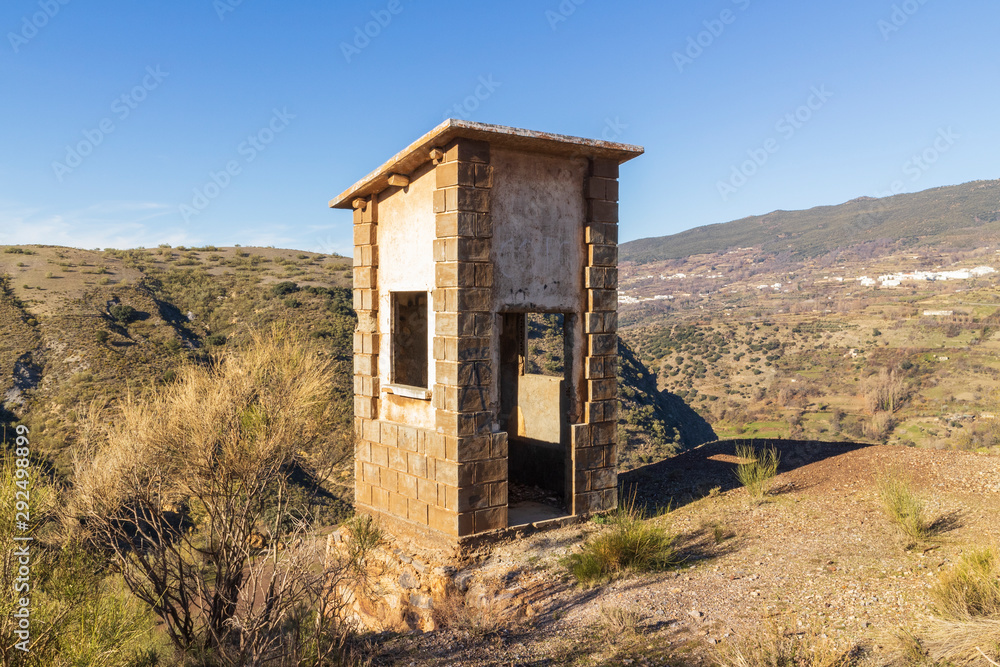ruins of the old installations of the mines of the Conjuro (Spain) ruins of the old installations of the mines of the Conjuro (Spain)
