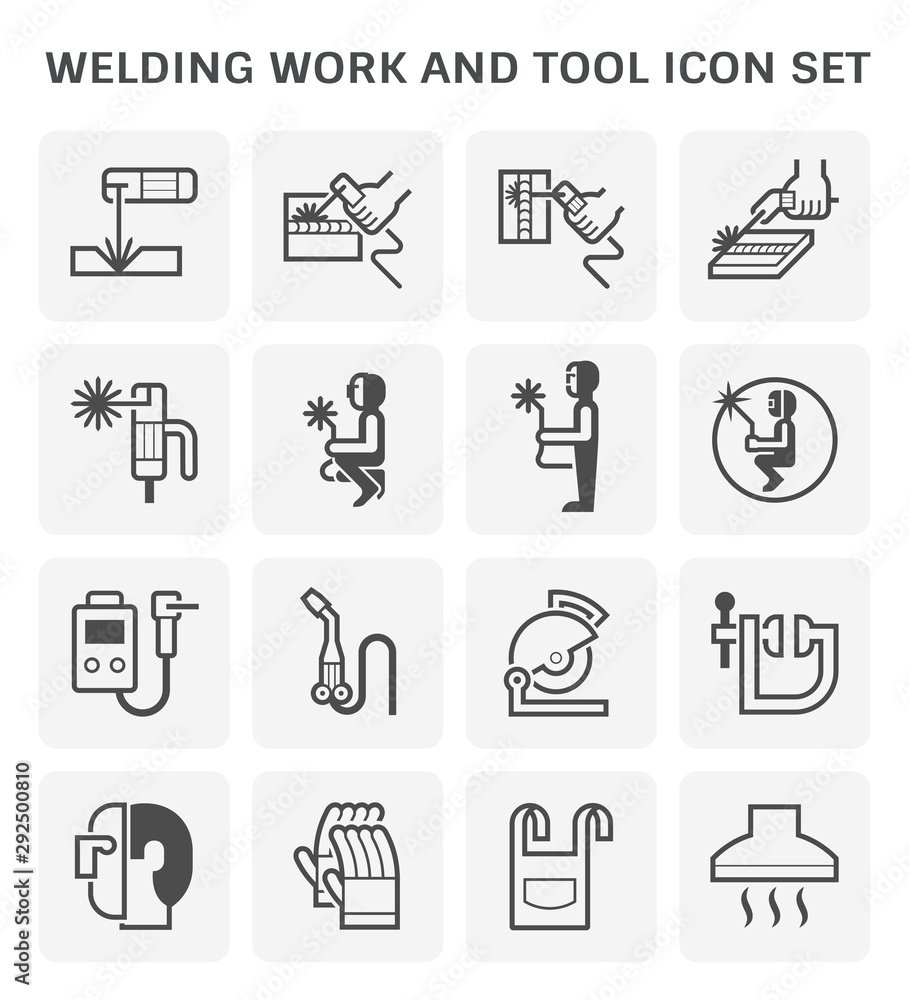 welding work icon welding work icon