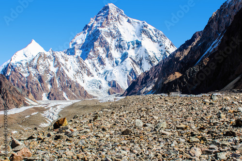 Concordia mountain peak 7,925 meter high in the Karakoram range  photo