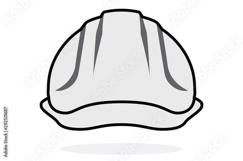 ヘルメットで安全第一　Helmet and security first