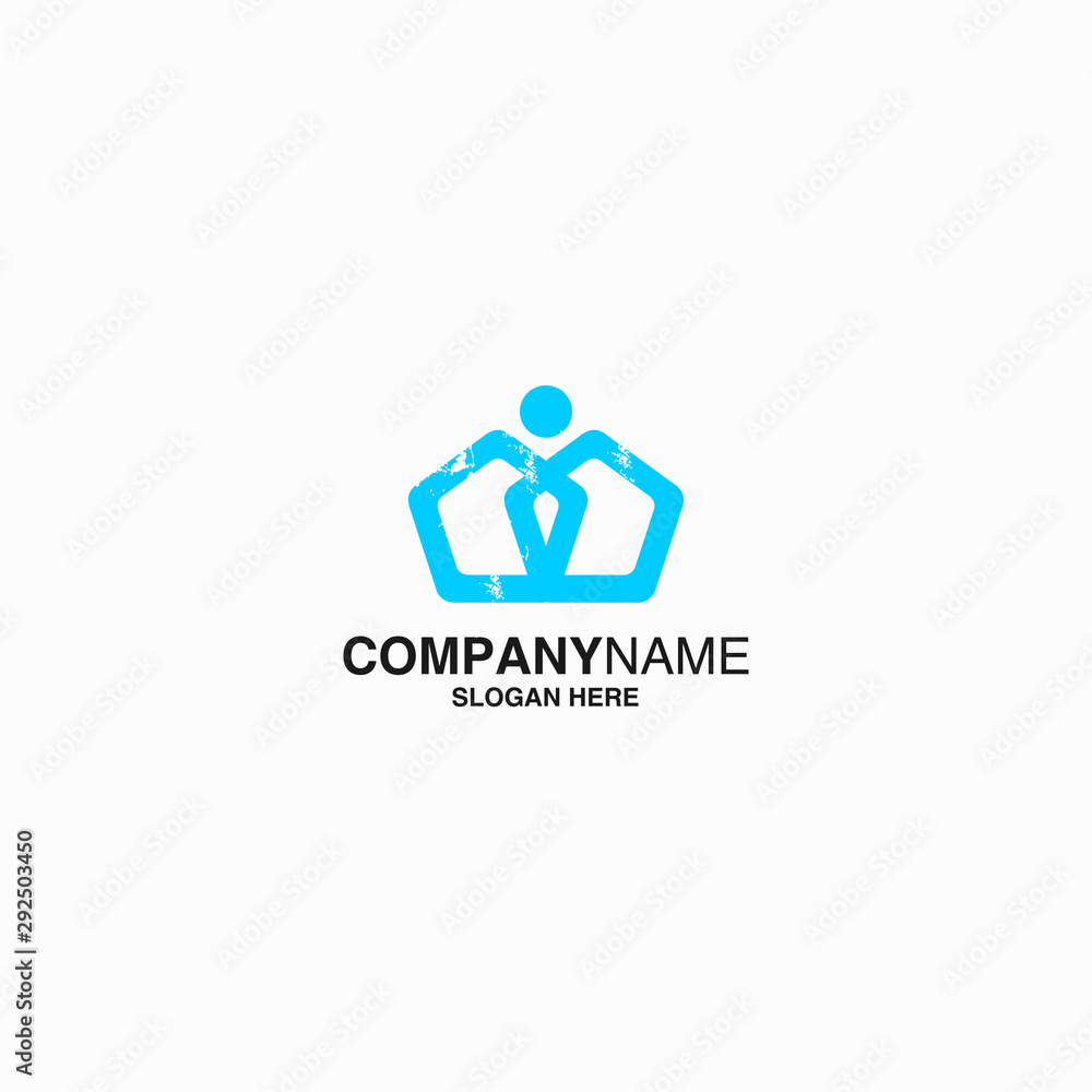 Fototapeta premium people logo