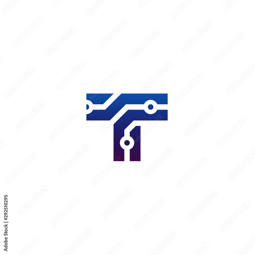 Letter T logo icon design template elements Letter T logo icon design template elements