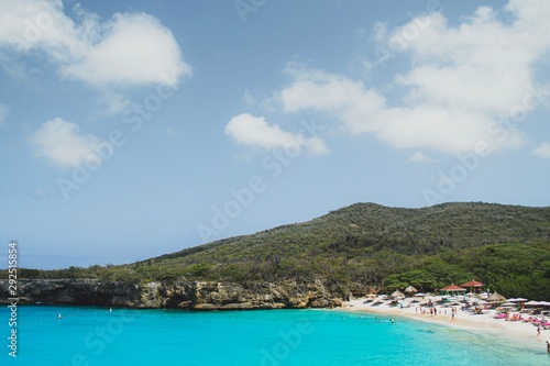 tropical island in the sea