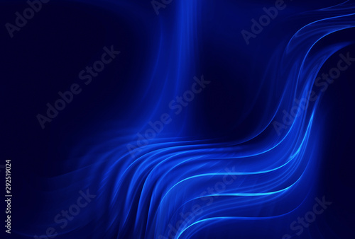 Abstract color dynamic background with lighting effect. Fractal wavy. Fractal art