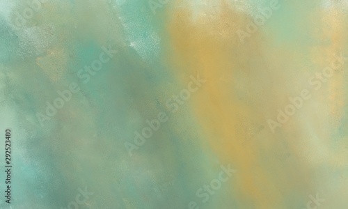 dark sea green, tan and burly wood color painted background. diffuse painting can be used as texture, background element or wallpaper